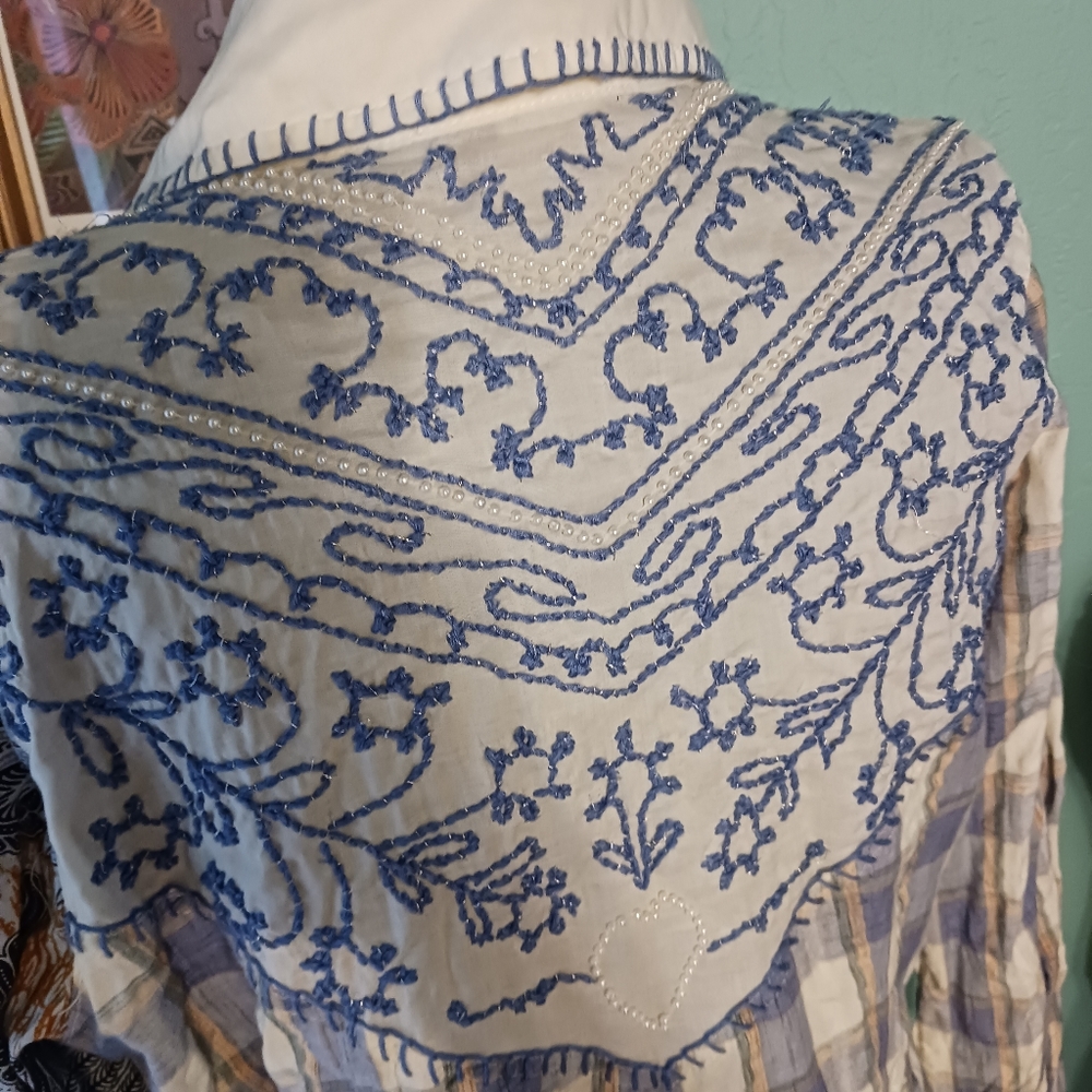 Anthropologie Basil & Maude button down shirt - Picture 6 of 9